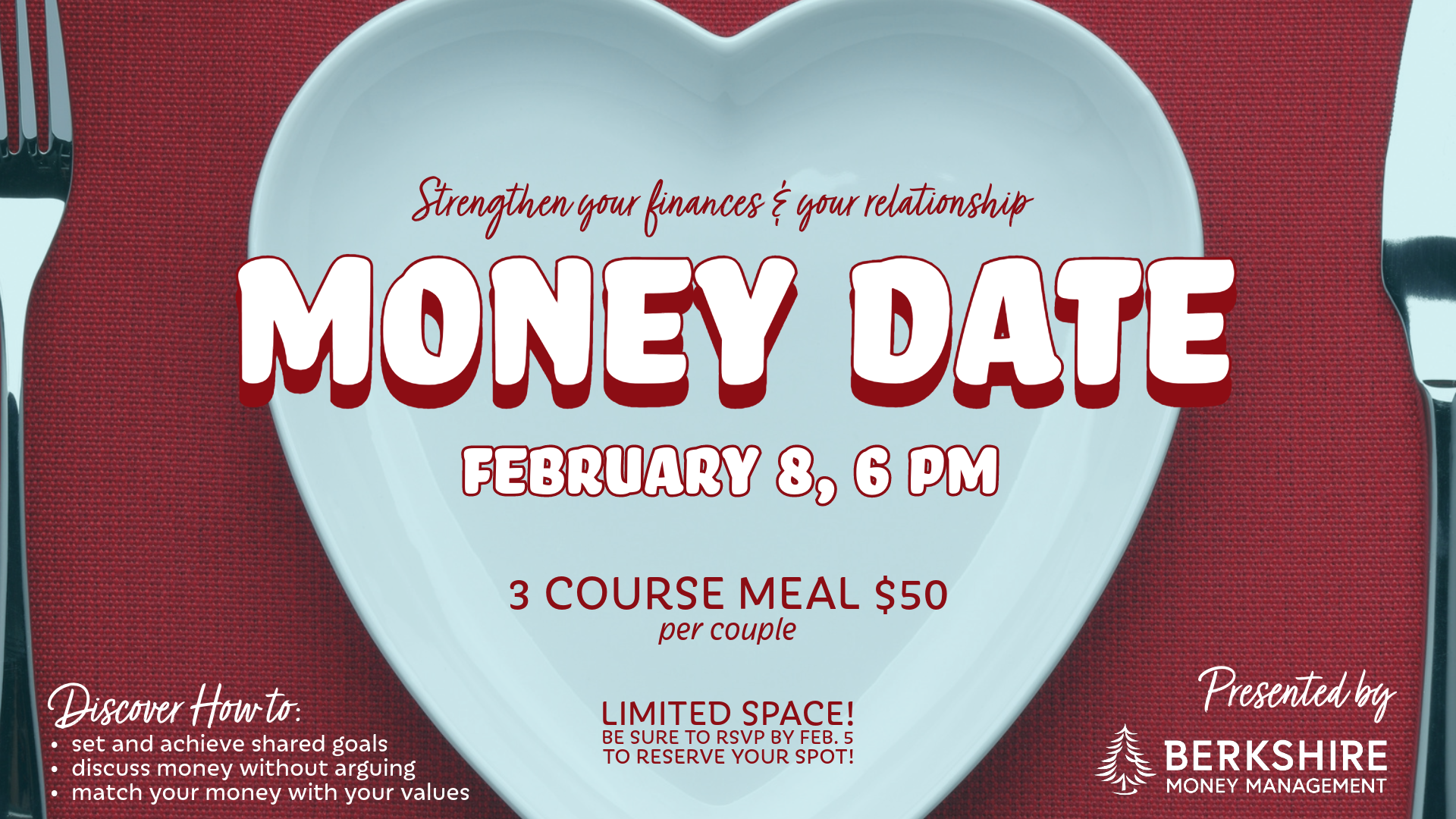 Money Date. February 8, 6 pm