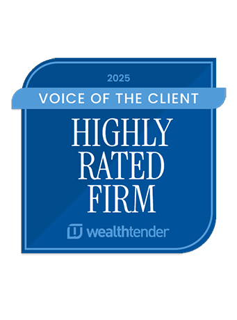 2025 Voice of the Client Highly Rated Firm - Wealthtender