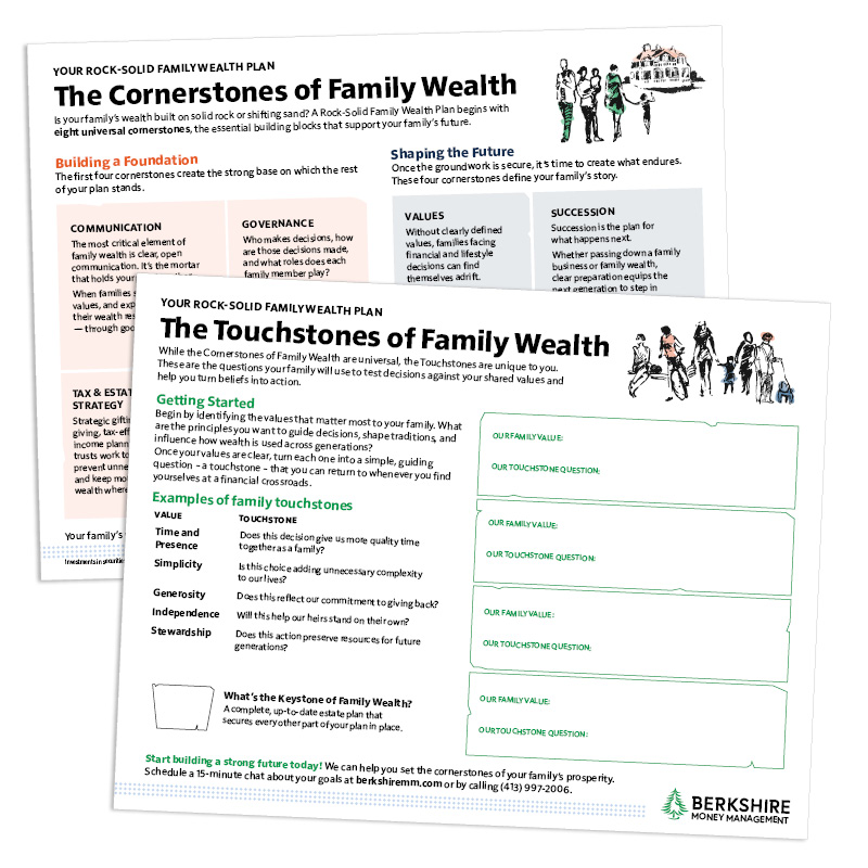 Image of document: The Touchstones and Cornerstones of family wealth